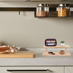 2-Tier Wooden Jewelry Organizer Display Risers&nbsp;ODIS-WH0058-18B