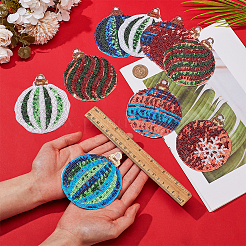 10Pcs 5 Styles Sequin Embroidery Iron on/Sew on Patches&nbsp;DIY-FG0006-10
