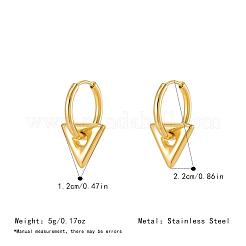304 Stainless Steel Hoop Dangle Earrings for Women&nbsp;AF5026-8