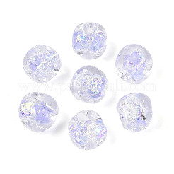 Handmade Foil Lampwork Beads Strands&nbsp;FOIL-T008-04E