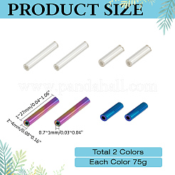150G 2 Colors Glass Seed Beads&nbsp;SEED-ME0001-01