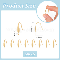 50Pcs 316 Stainless Steel Earring Hooks&nbsp;STAS-UN0058-85
