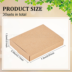 Rectangle Folding Cardboard Paper Drawer Boxes&nbsp;LS-CON-WH0094-15B