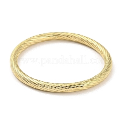 304 Stainless Steel Textured Bangles&nbsp;BJEW-G686-01G