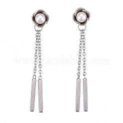 304 Stainless Steel Chain Tassel Earrings&nbsp;EJEW-I248-39