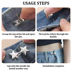 8 Styles Alloy Adjustable Jean Button Pins&nbsp;BUTT-DJ0001-23