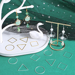 120Pcs 6 Styles Brass Linking Rings&nbsp;KK-SP0002-17