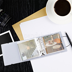 Square PVC Loose Leaf Binder Postcard Phote Album with 50 Pockets Transparent Sleeve Protectors Sets&nbsp;DIY-CP0008-01