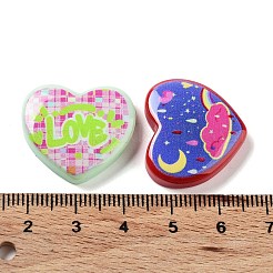 Opaque Resin Cabochons&nbsp;RESI-G085-03