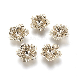 Brass Flower Bead Caps&nbsp;KK-O027-04