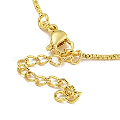 Rack Plating Egg Brass Link Bracelets for Women&nbsp;BJEW-B106-18G