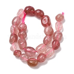 Natural Strawberry Quartz Beads Strands&nbsp;G-P601-A08-02