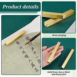 Brass Paper Weight&nbsp;DJEW-WH0050-26B-G