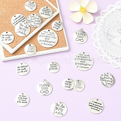 20Pcs 10 Styles Tibetan Style Alloy Pendants&nbsp;TIBEP-YW0002-38