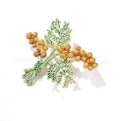 Flower Zinc Alloy Brooches&nbsp;PW-WG423FB-01