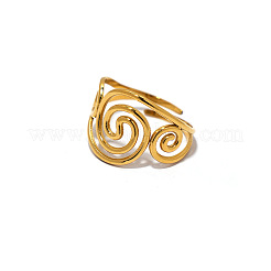 304 Stainless Steel Cuff Open Rings&nbsp;WG1F0F5-01