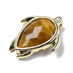 Natural Tiger Eye Pendants&nbsp;G-U019-02G-05