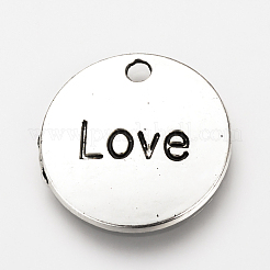 Tibetan Style Alloy Pendants&nbsp;TIBEP-Q078-23AS-NR