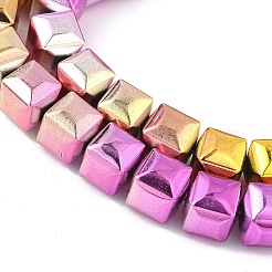 Electroplated Synthetic Non-magnetic Hematite Beads Strands&nbsp;G-A263-H01-05