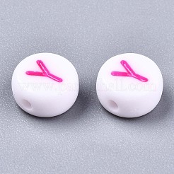 Opaque White Acrylic Beads&nbsp;MACR-N012-01Y
