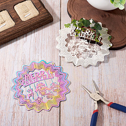 2Pcs 2 Colors 201 Stainless Steel Connector Charms/Links&nbsp;STAS-TA0005-61