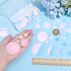 390Pcs 8 Styles Plastic Connector Charms&nbsp;KY-PH0002-27