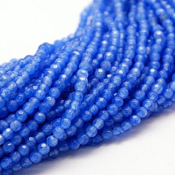 Dyed Natural White Jade Bead Strands&nbsp;G-J311-M