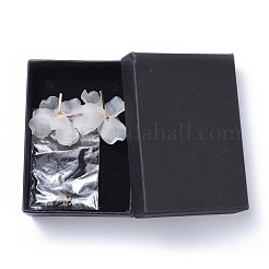 Petal Transparent Acrylic Dangle Stud Earrings&nbsp;EJEW-JE03312-03