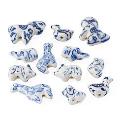 12Pcs 6 Styles Handmade Porcelain Beads&nbsp;PORC-TA0001-68