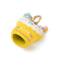 Alloy Enamel Pendants&nbsp;AL-CBA97EB-02