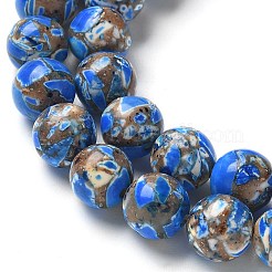 Dyed Synthetic Imperial Jasper Beads Strands&nbsp;G-C168-02E