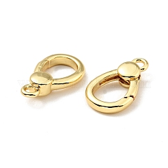 Brass Spring Gate Rings&nbsp;KK-G416-50G