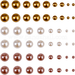 1 Box Half Round Resin & ABS Imitation Pearl Cabochons&nbsp;DIY-CP0012-96B