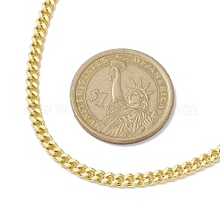 Brass Curb Chain Necklaces&nbsp;NJEW-JN04747