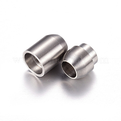 Tarnish Resistant 304 Stainless Steel Magnetic Clasps with Glue-in Ends&nbsp;STAS-Q164