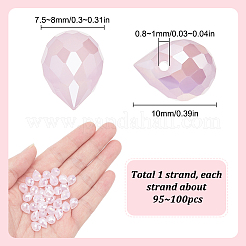 Imitation Jade Glass Beads Strands&nbsp;EGLA-SP0001-05A