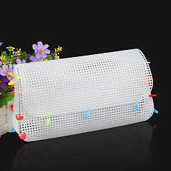 DIY Rectangle-shaped Plastic Mesh Canvas Sheet&nbsp;PURS-PW0001-603C