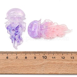 Luminous Ocean Transparent Resin Cabochons&nbsp;CRES-L045-02E