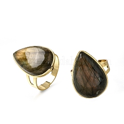 Adjustable Brass Cuff Open Rings for Women&nbsp;GG-CBA7610-08G