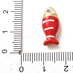Brass with Enamel Pendants&nbsp;KK-CBA2F11-11G