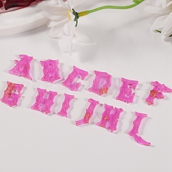 Gothic Style Letter A~Z DIY Silicone Molds&nbsp;DIY-P078-02