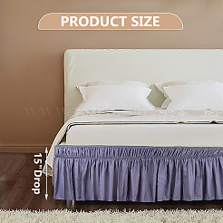 Adjustable Polyester Wrap Around Bed Skirts&nbsp;AJEW-WH20022-10D-02