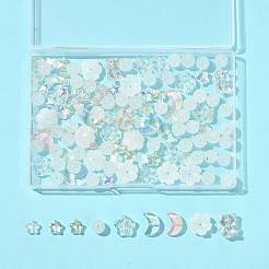 122Pcs 8 Styles Electroplate Transparent Glass Beads Sets&nbsp;EGLA-FS0001-51