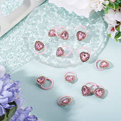 20Pcs Polyester & Rhinestone Girls Hair Accessories&nbsp;OHAR-TA0001-17
