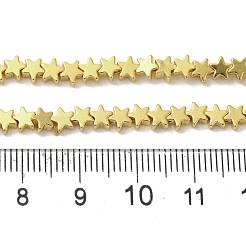 Electroplated Synthetic Non-magnetic Hematite Beads Strands&nbsp;G-I364-A01-G