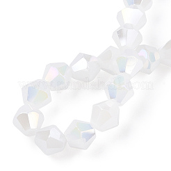 Imitation Jade Electroplate Glass Beads Strands&nbsp;EGLA-A039-J6mm-B06