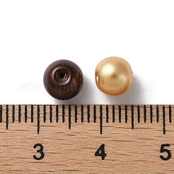 Baking Paint Pearlized Glass Pearl Round Bead Strands&nbsp;HY-Q004-6mm-M