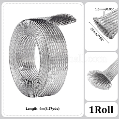 4M Flat 304 Stainless Steel Braided Sleeving&nbsp;FIND-UN0016-16C