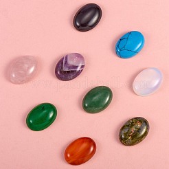 11Pcs 11 Style Natural & Synthetic Gemstone Cabochons&nbsp;G-SZ0001-71