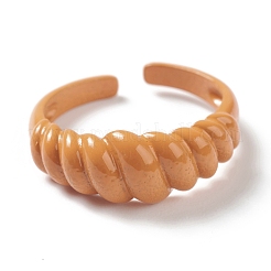 Spray Painted Brass Cuff Rings&nbsp;RJEW-H545-I